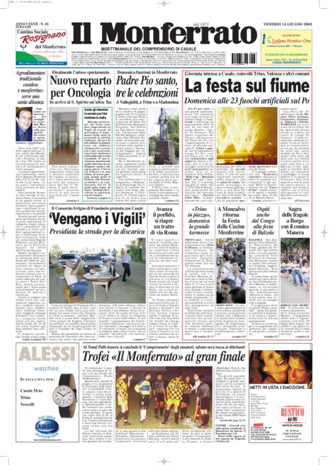 Il Monferrato - Edizione 46 del 14/06/2002